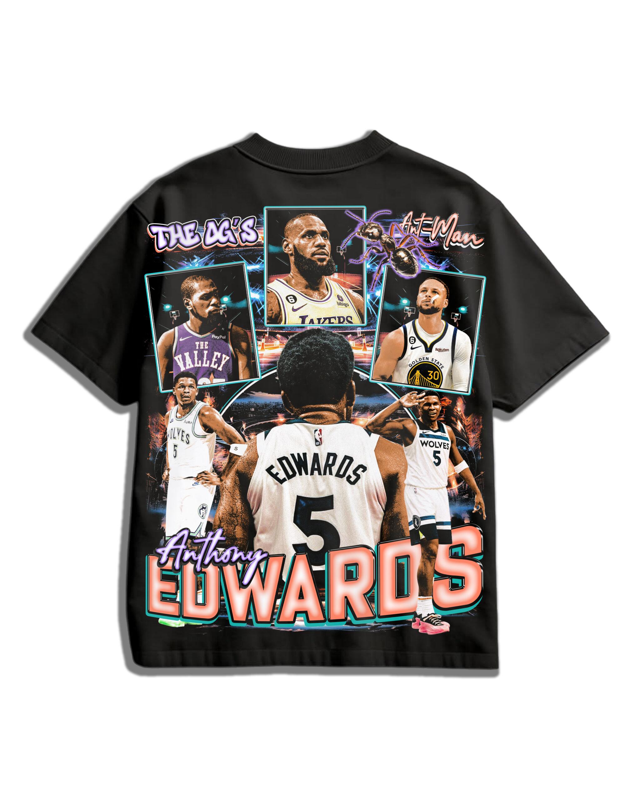 Anthony Edwards “Ant Man” Graphic T-Shirt – Basketball Streetwear Tee
