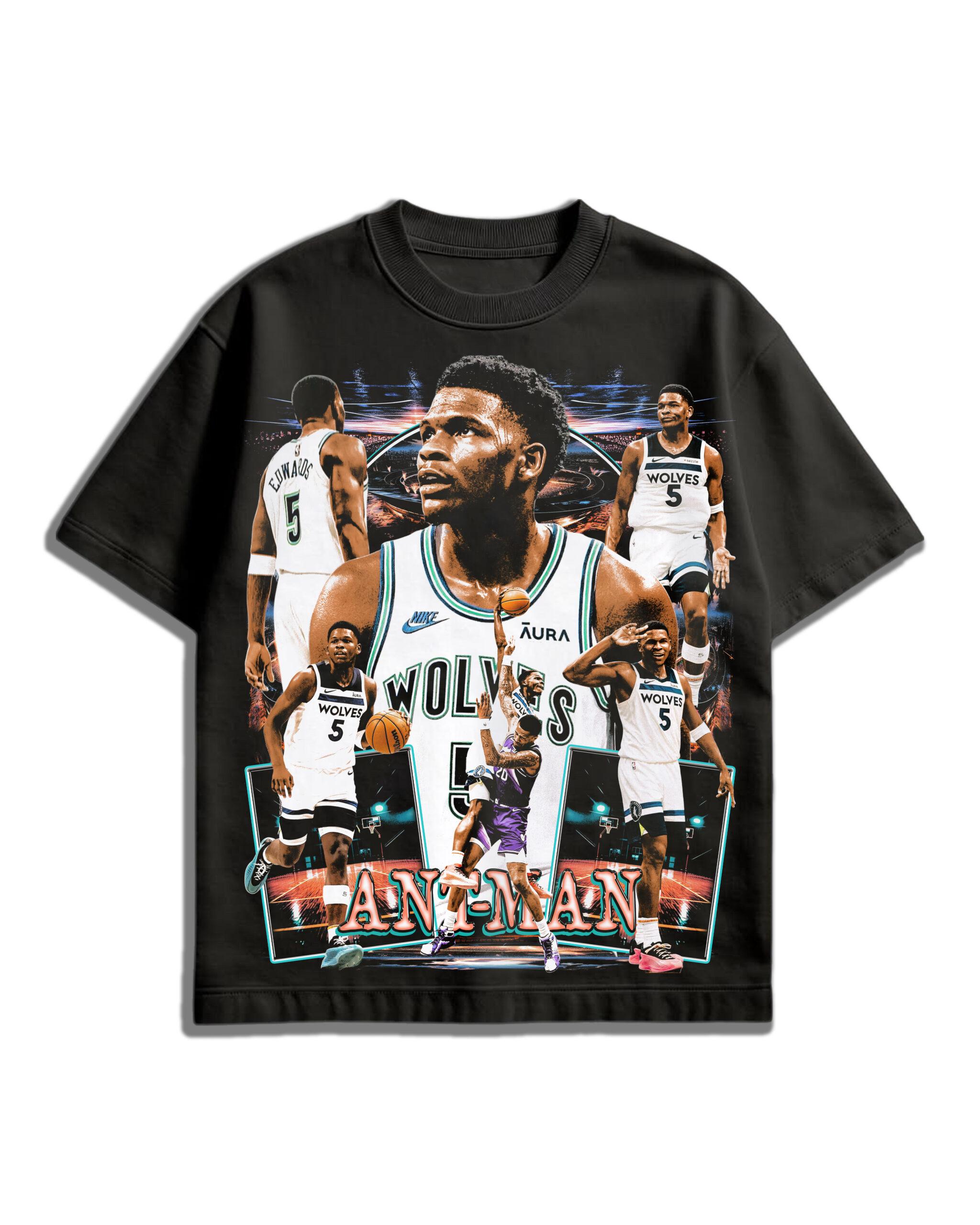 Anthony Edwards “Ant Man” Graphic T-Shirt – Basketball Streetwear Tee