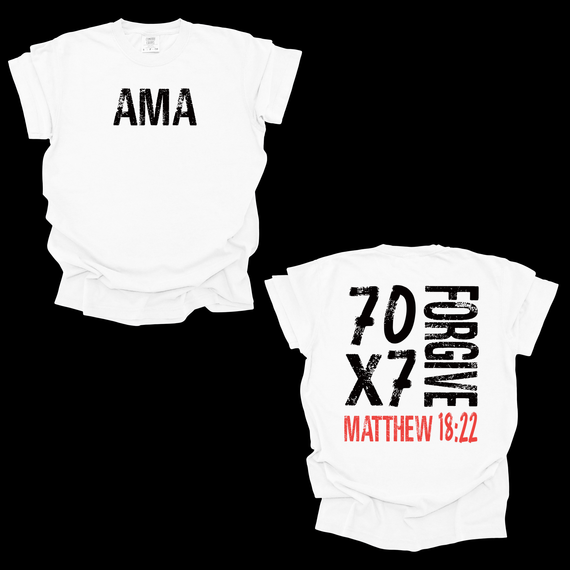 70 x 7 blanca 70x7 Forgive T-Shirt