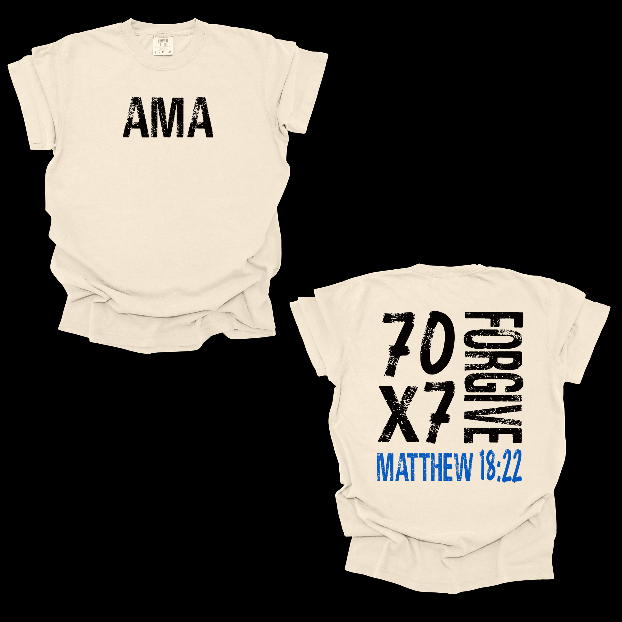 70 x 7 ivory 70x7 Forgive T-Shirt