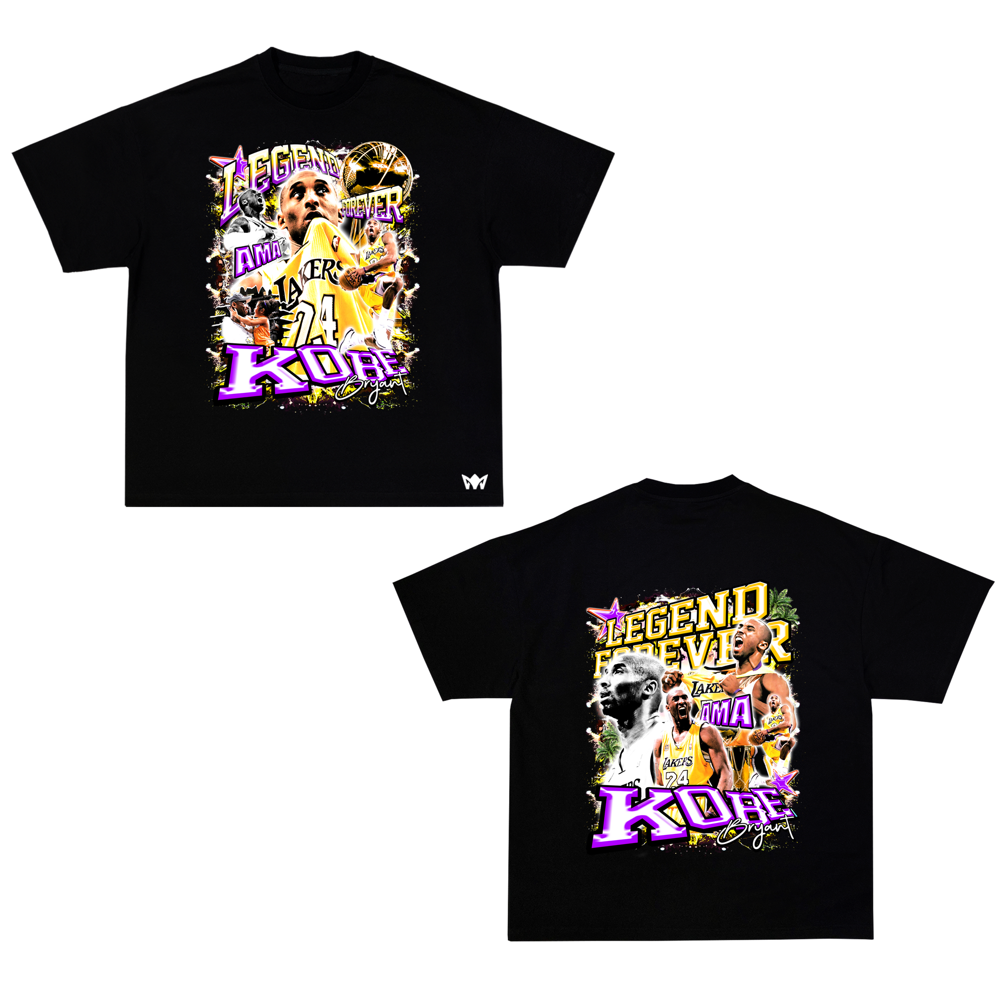 Kobe Bryant “Legend Forever” Oversized T-Shirt – Vintage Tribute Streetwear by AMA