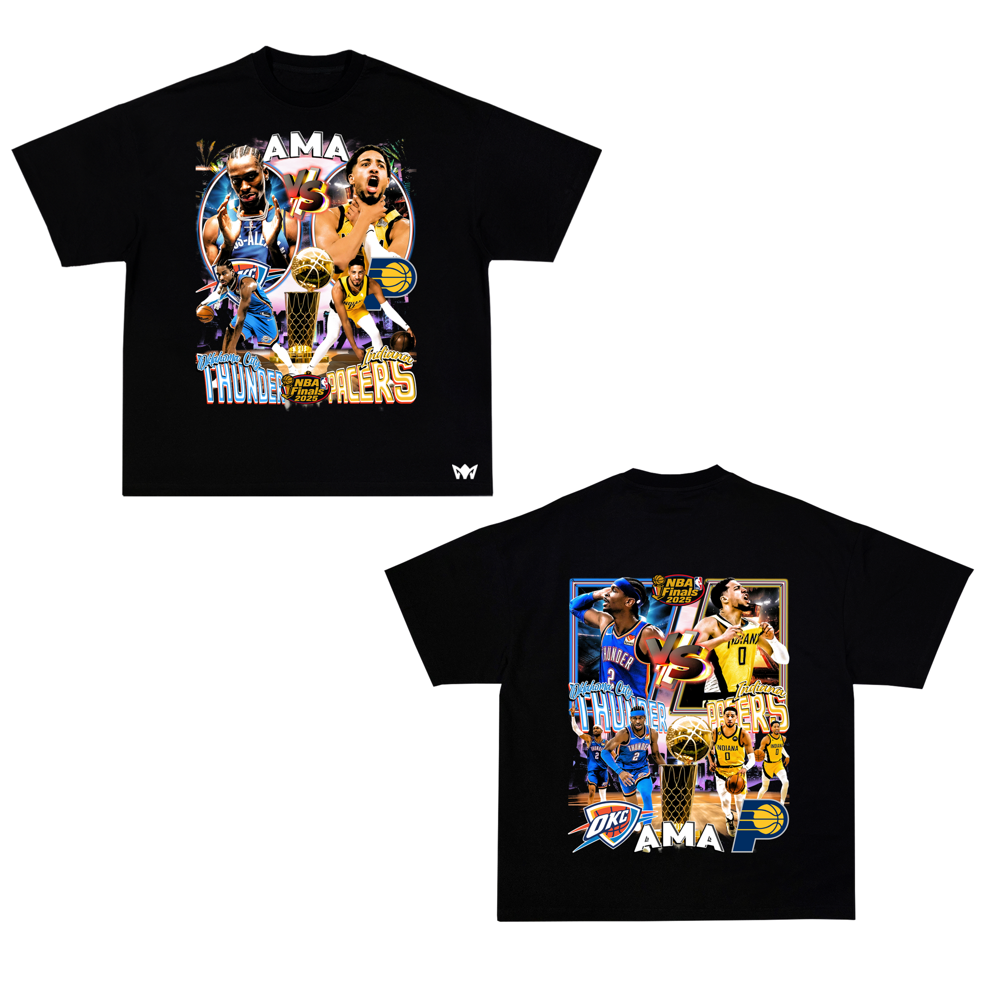 Oversized T-Shirt – NBA Finals 2025: Thunder vs Pacers (AMA Edition)
