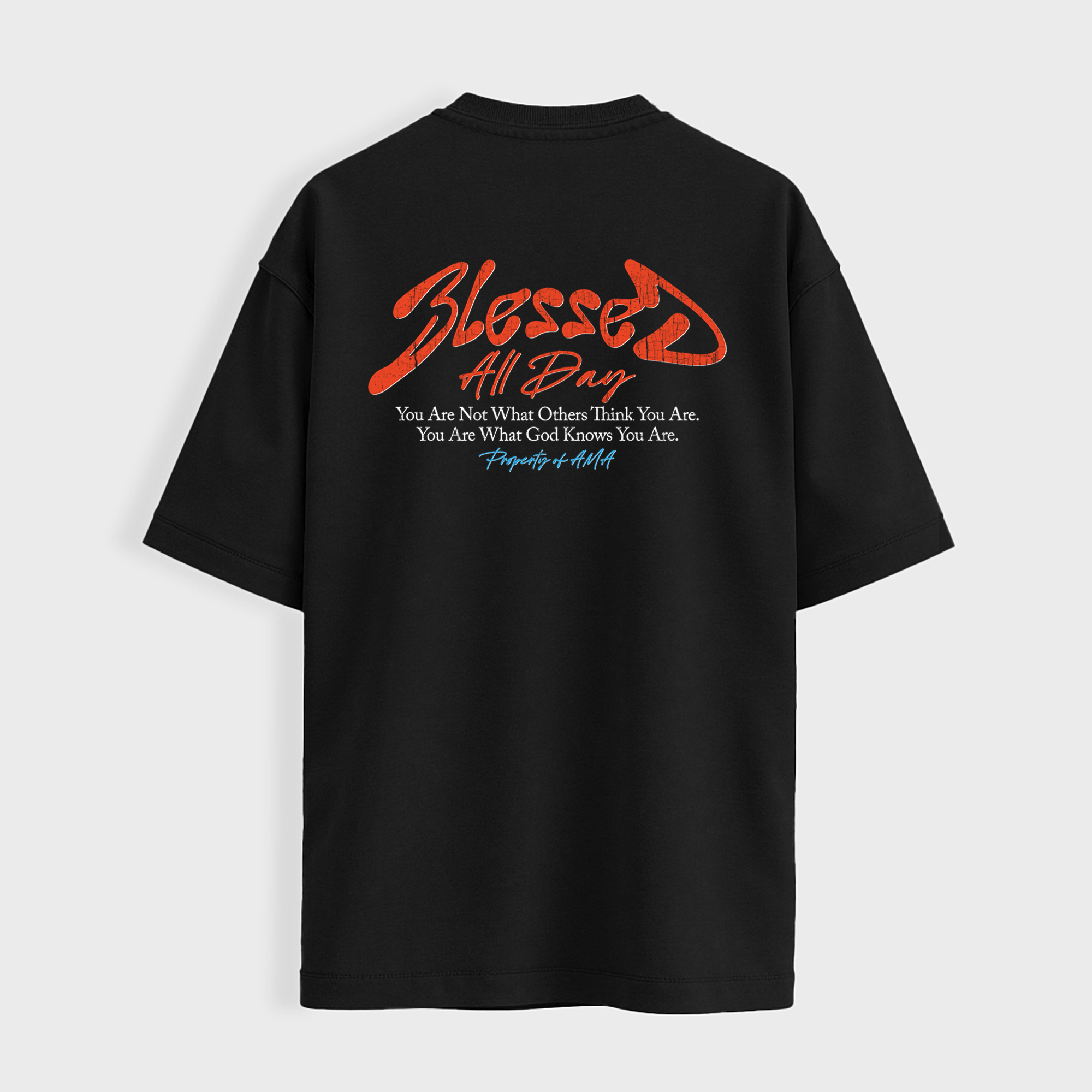 blessed all day tshirt mockup 4 Blessed All Day T-Shirt | Faith-Based Streetwear