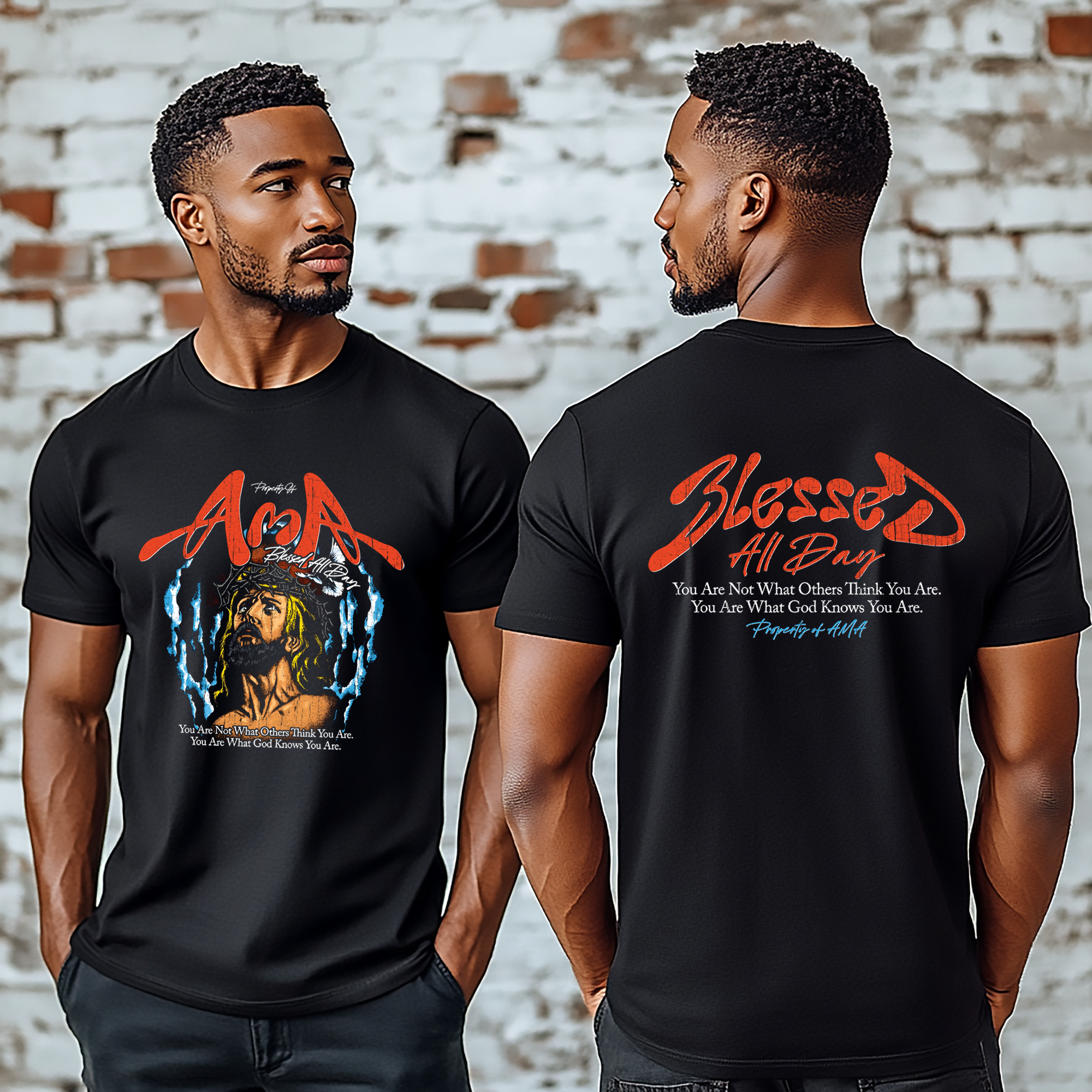 Blessed All Day T-Shirt | Faith-Based Streetwear