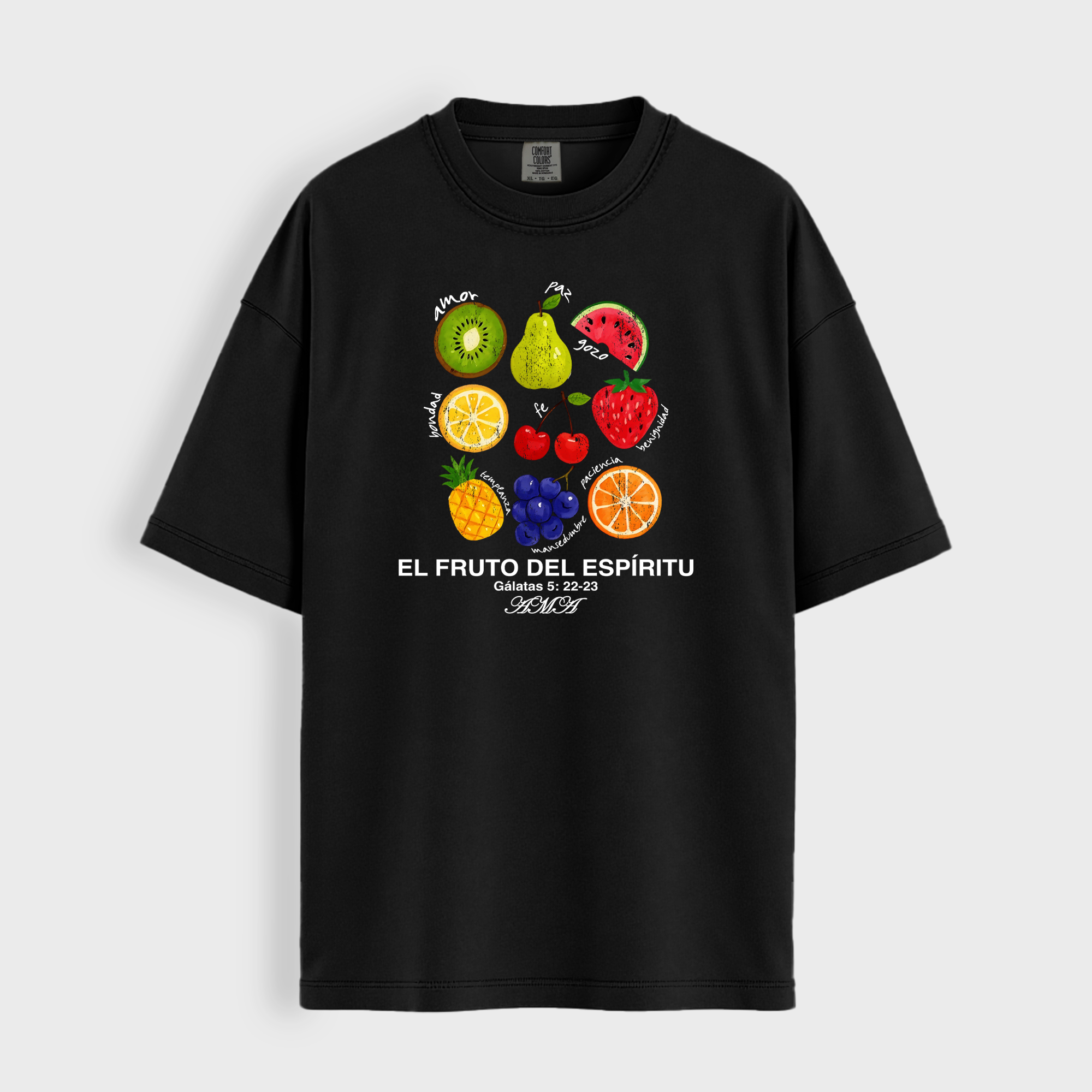 Camiseta Cristiana “El Fruto del Espíritu” – Gálatas 5:22-23