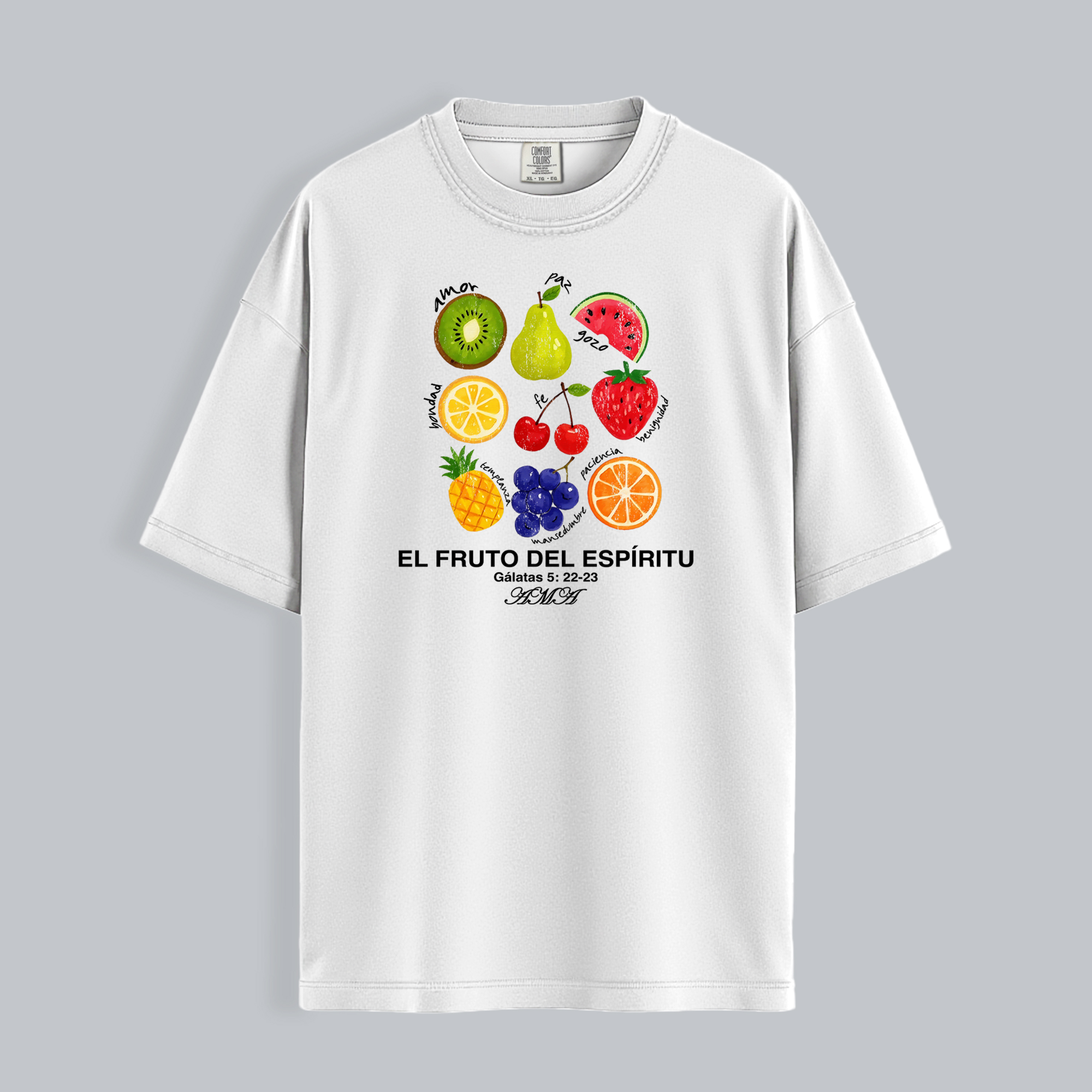 Camiseta Cristiana “El Fruto del Espíritu” – Gálatas 5:22-23