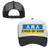 Child of God Christian Trucker Hat | Faith Snapback Cap | AMA Christian Streetwear