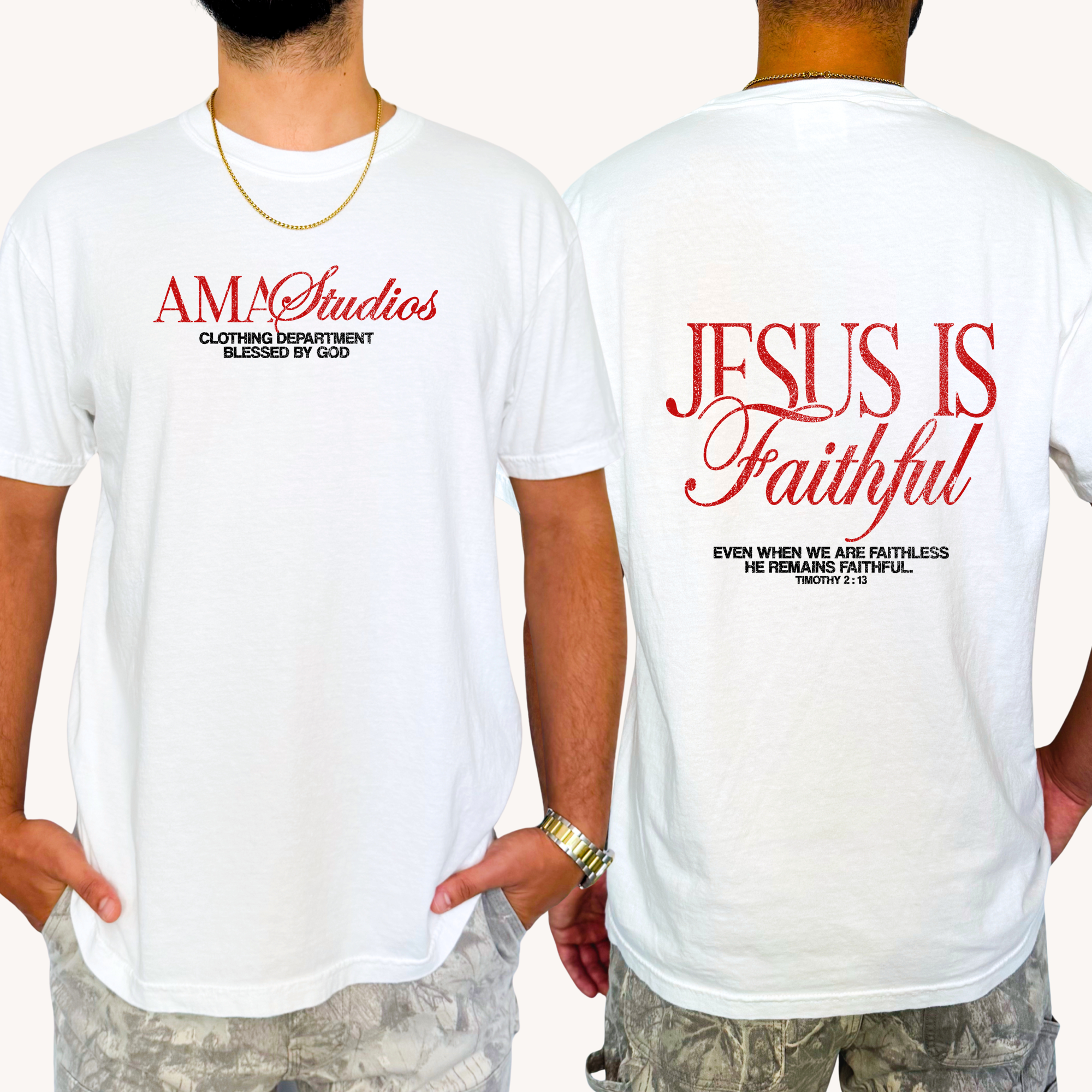 JESUS IS FAITHFUL – Christian Streetwear by AMA Studios