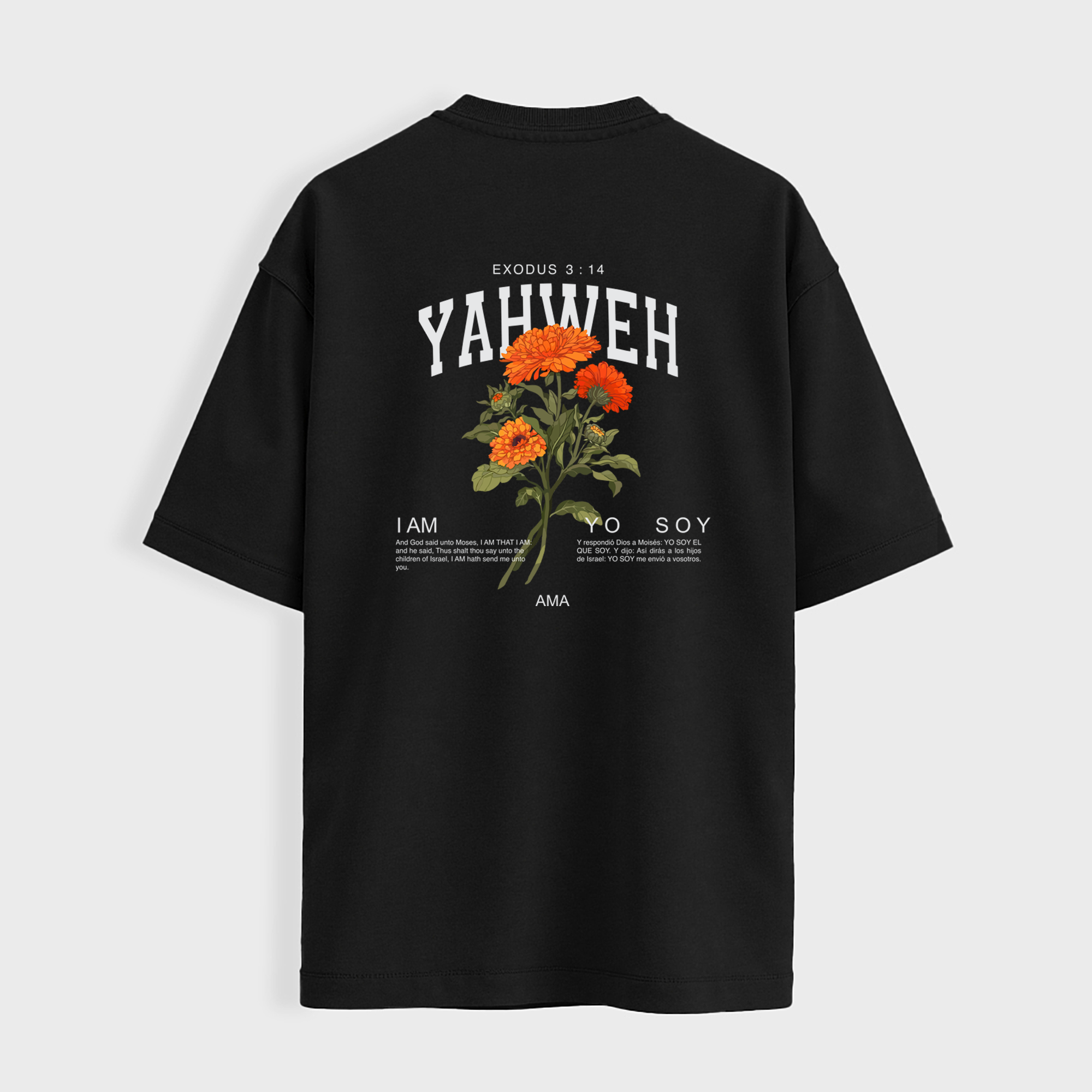Yahweh T-Shirt – Christian Faith Apparel | Exodus 3:14 Design
