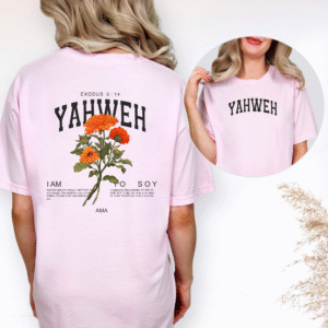 Yahweh T-Shirt – Christian Faith Apparel | Exodus 3:14 Design