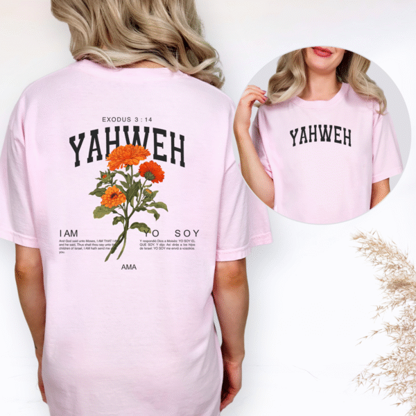 Yahweh T-Shirt – Christian Faith Apparel | Exodus 3:14 Design