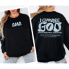 I Choose God Sweatshirt – AMA Christian Crewneck “Greatness Over Darkness” (Unisex)