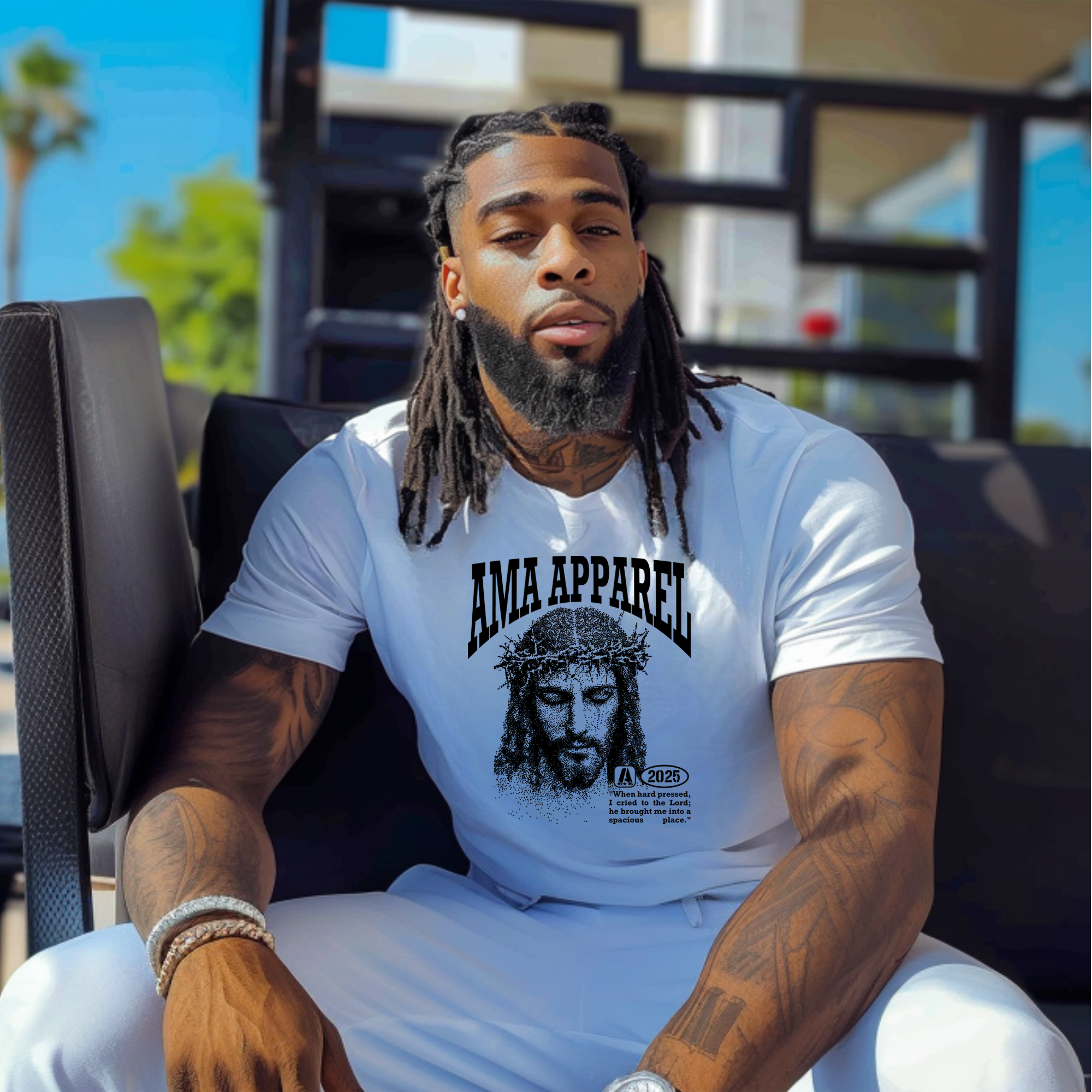 “Jesus Crown of Thorns” 2025 Faith Premium Tee