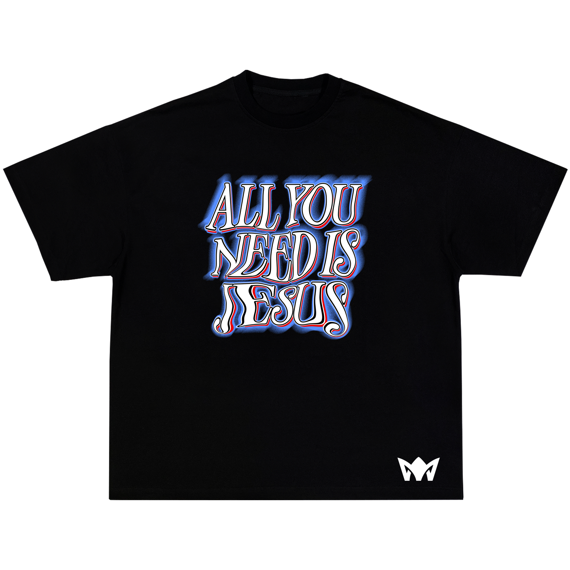Oversized “ALL YOU NEED IS JESUS” T-Shirt