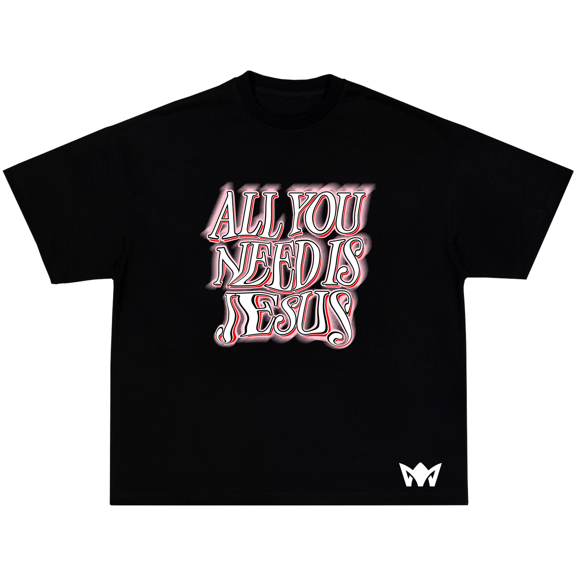 Oversized “ALL YOU NEED IS JESUS” T-Shirt