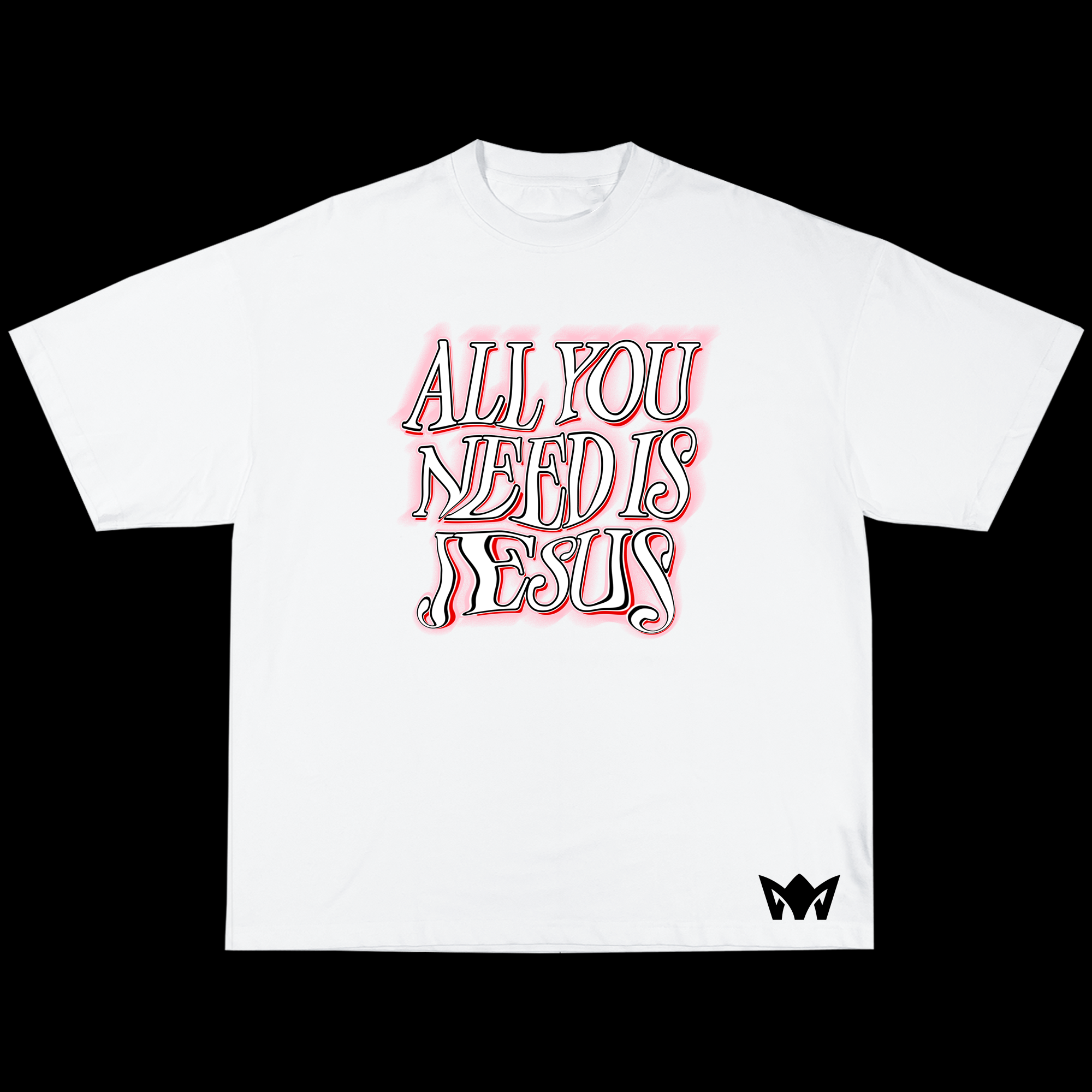 Oversized “ALL YOU NEED IS JESUS” T-Shirt