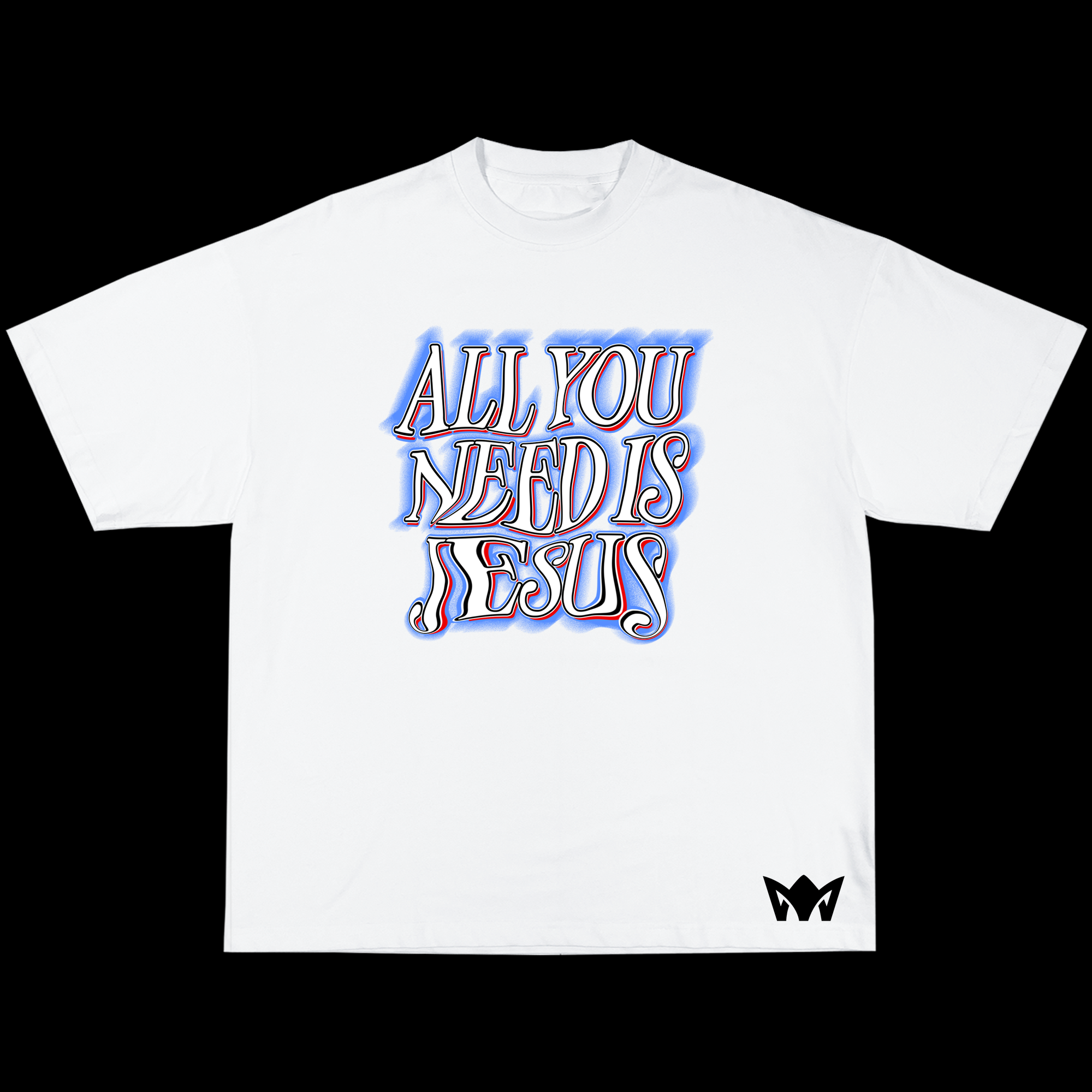 Oversized “ALL YOU NEED IS JESUS” T-Shirt