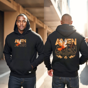 Amen Spirit Hoodie – Christian Dove Hoodie, Unisex Prayer Streetwear