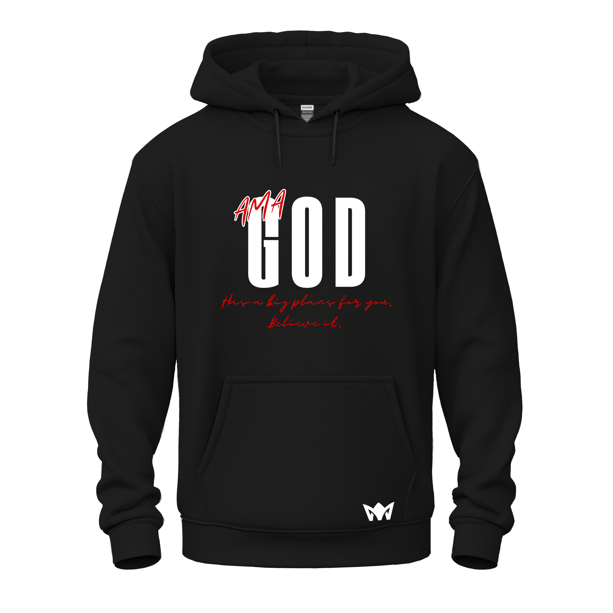 god plans hoodie mockup 3 GOD Hoodie – “He Has Big Plans for You, Believe It.”