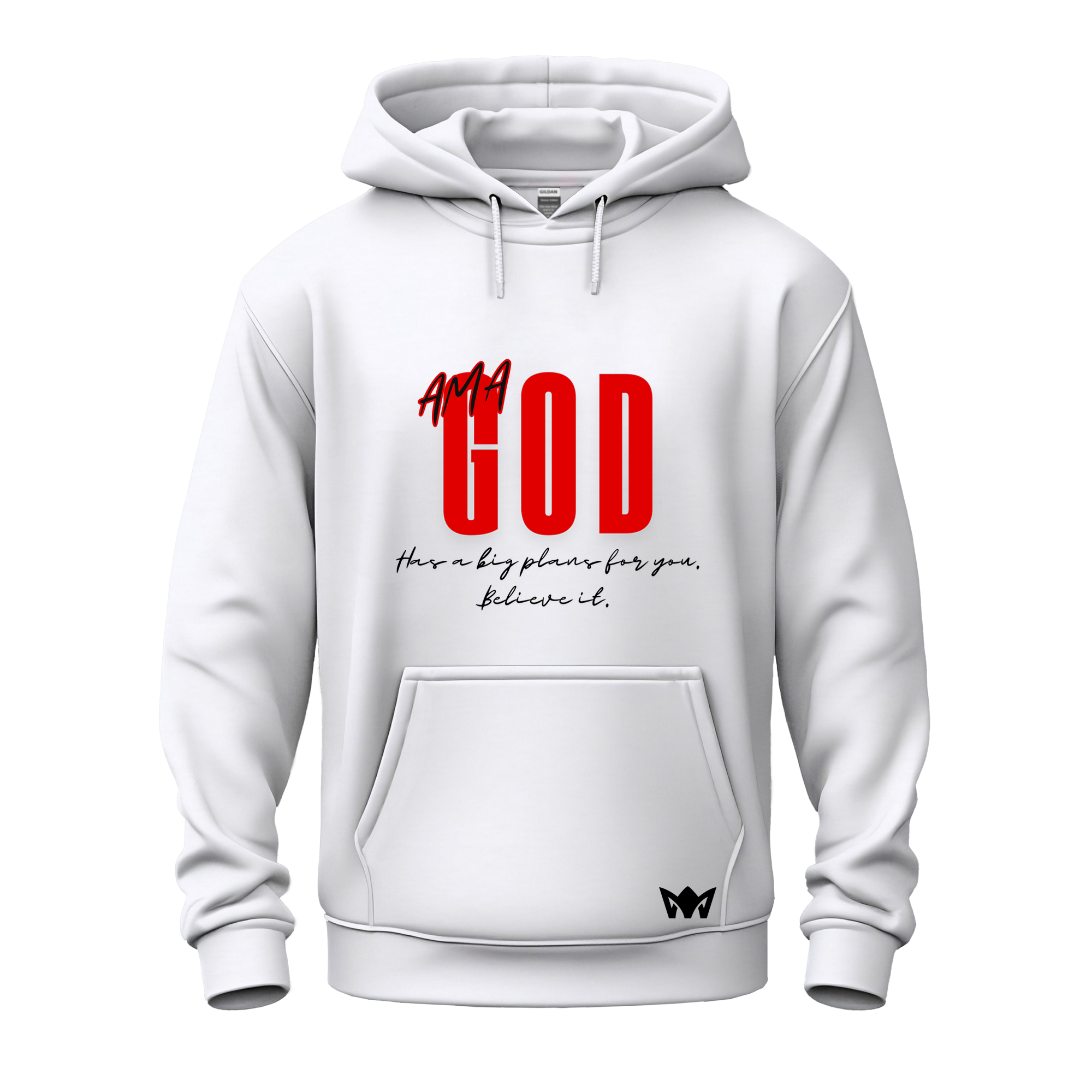 god plans hoodie mockup 4 GOD Hoodie – “He Has Big Plans for You, Believe It.”