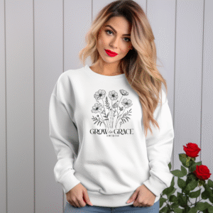 Grow in Grace – Christian Sweatshirt (2 Peter 3:18)