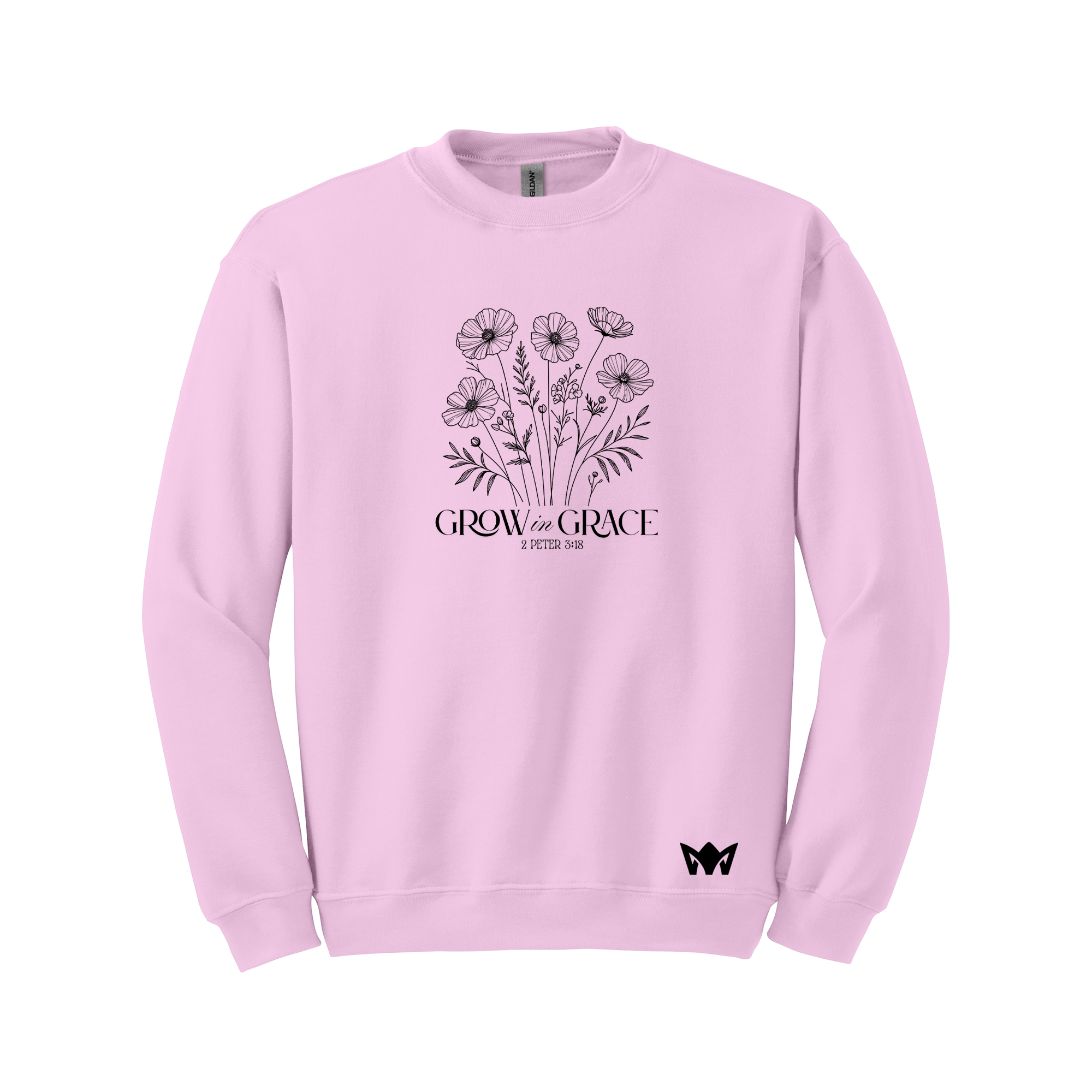 Grow in Grace – Christian Sweatshirt (2 Peter 3:18)