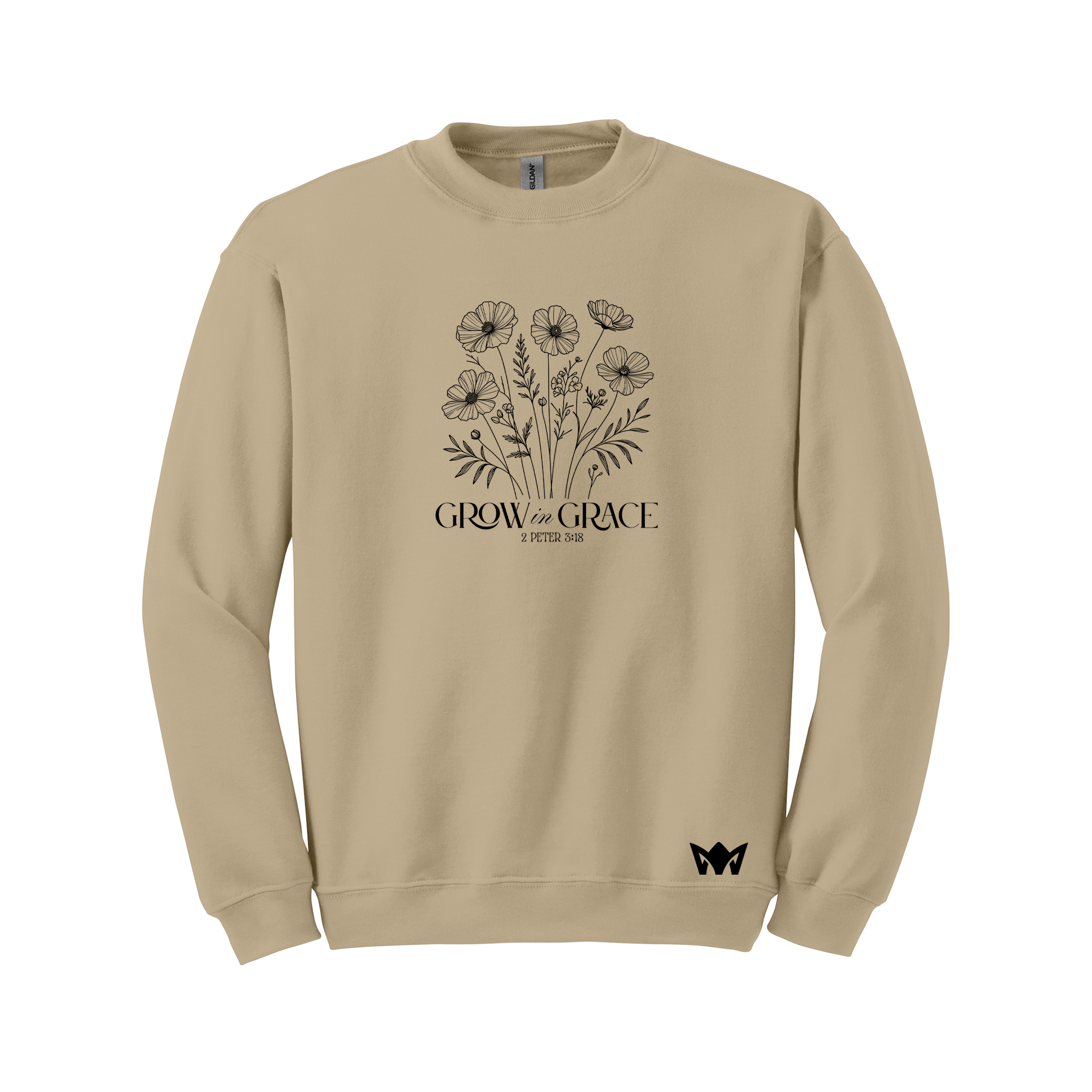 Grow in Grace – Christian Sweatshirt (2 Peter 3:18)