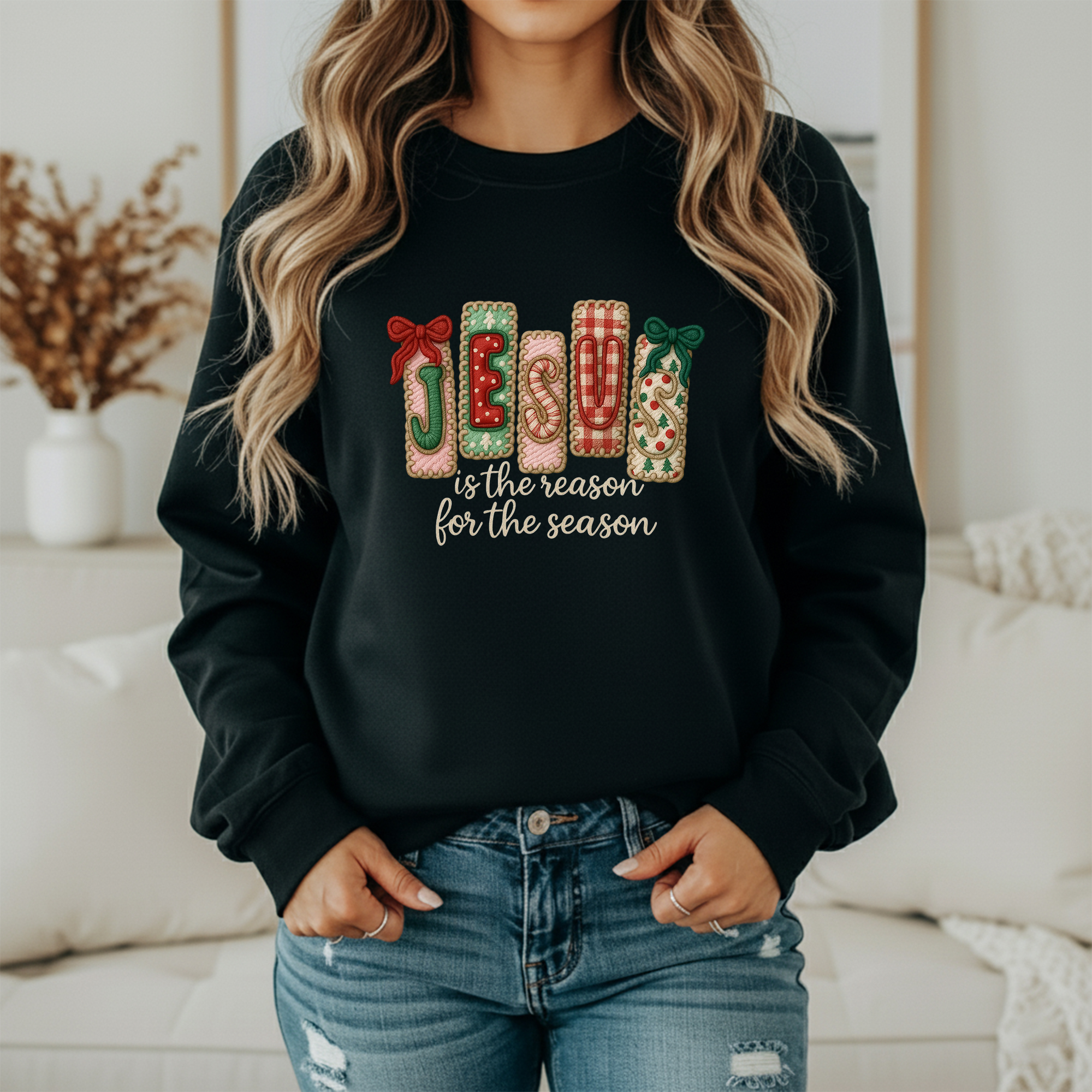JESUS Is the Reason for the Season – Christian Christmas Sweatshirt
