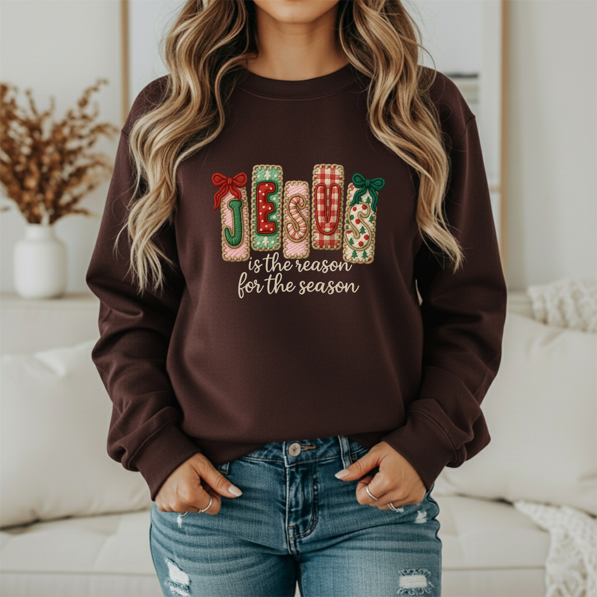 JESUS Is the Reason for the Season – Christian Christmas Sweatshirt