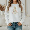 jesus tree sweatshirt mockup 1 Jesus Christmas Tree Sweatshirt – Christian “Jesus Tree” Holiday Sweater with Cross (Unisex)
