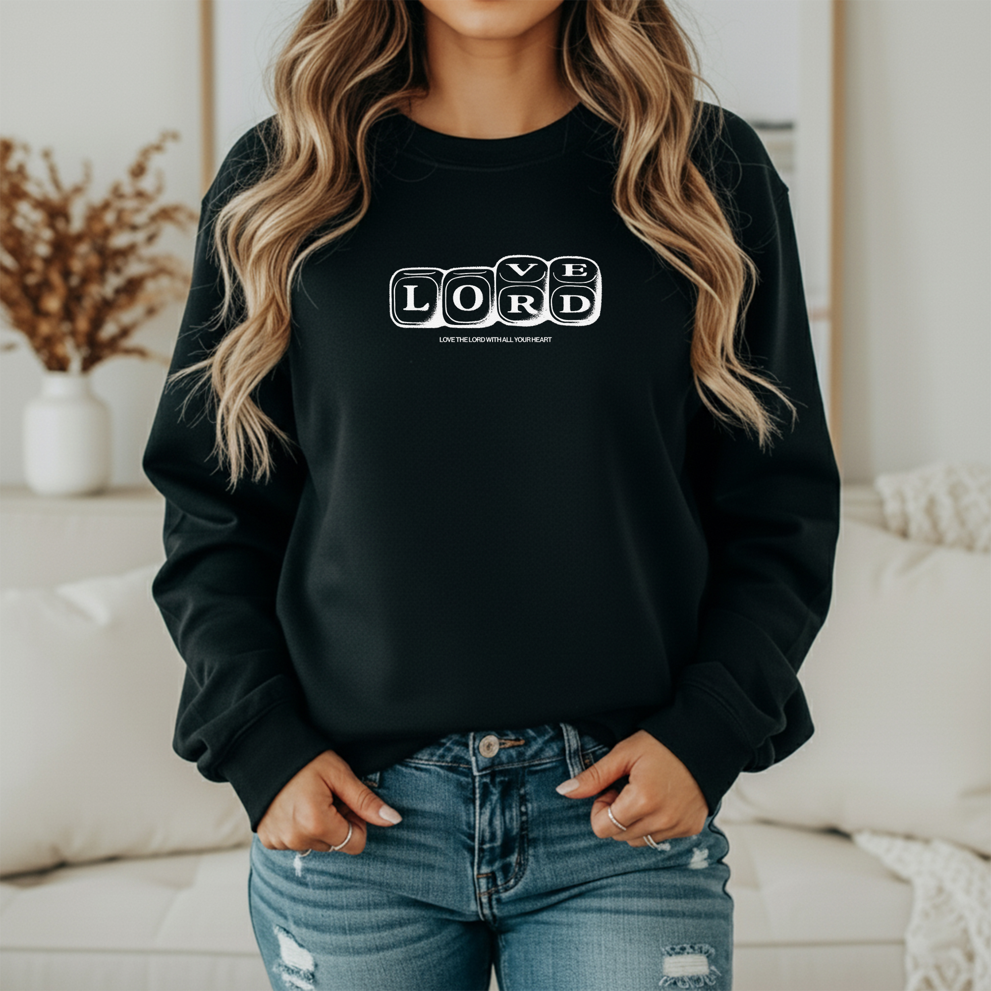 LOVE THE LORD Sweatshirt – Christian Streetwear