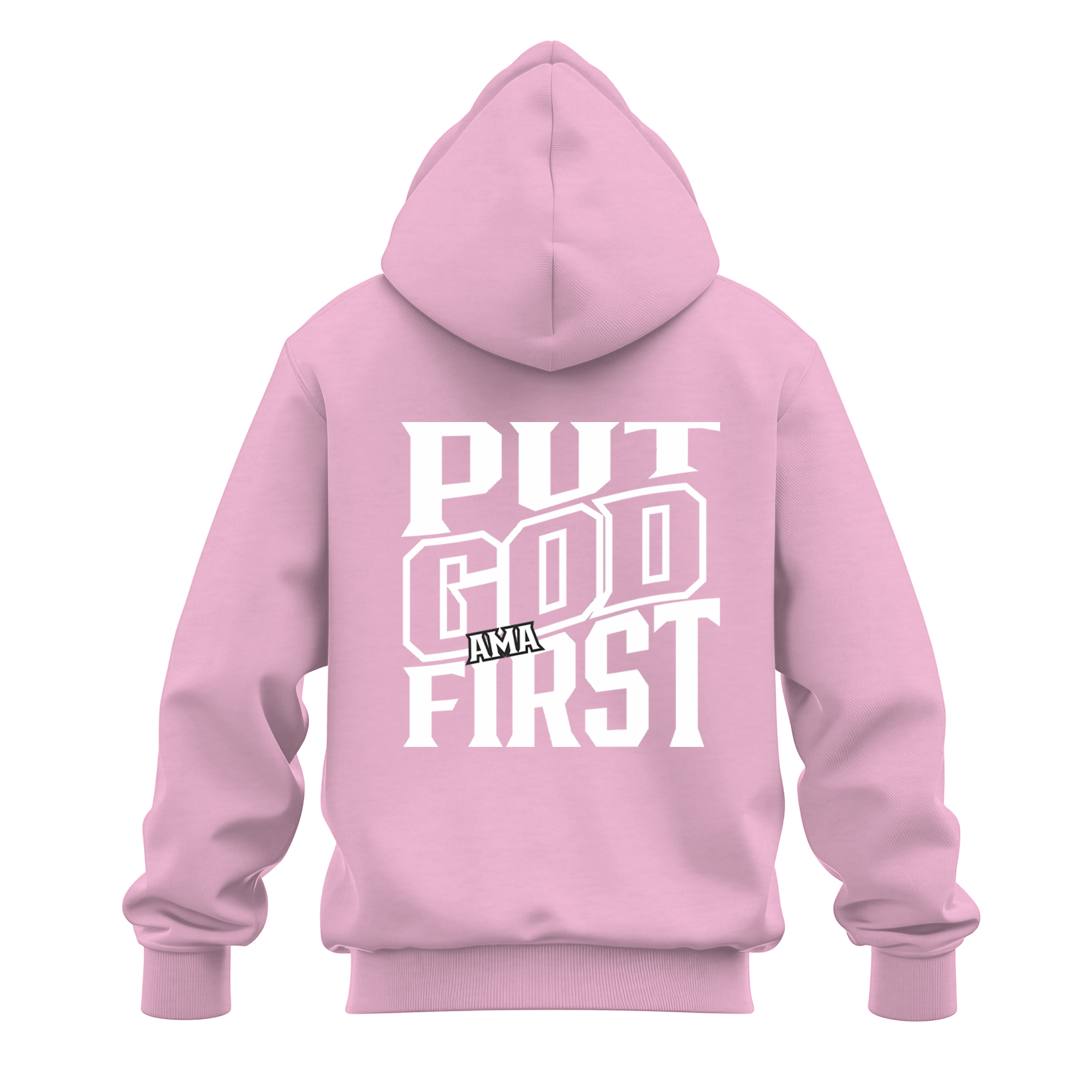 Put God First Hoodie – Christian HOODIE by AMA | Faith & Purpose Apparel