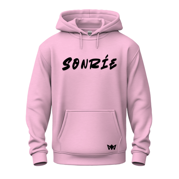 Hoodie “Sonríe / Cristo te ama”