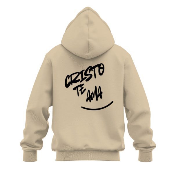 Hoodie “Sonríe / Cristo te ama”