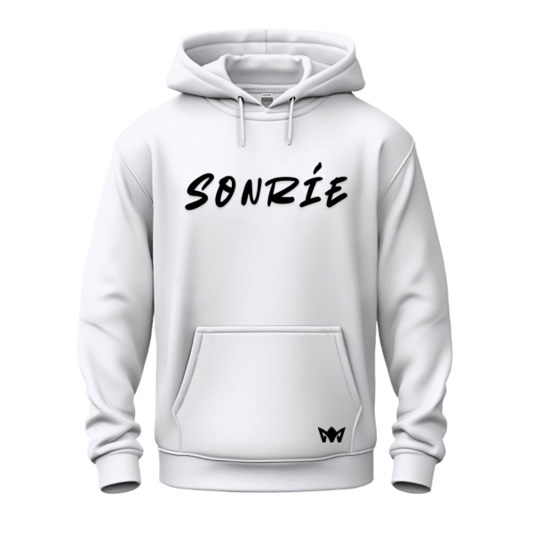 Hoodie “Sonríe / Cristo te ama”
